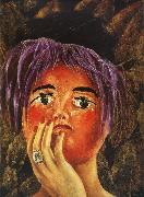 Frida Kahlo Mask oil painting